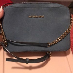 Blue MK crossbody
